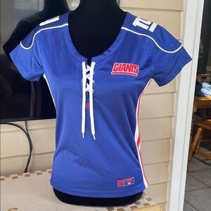 NFL Giants Lace-Up T-Shirt